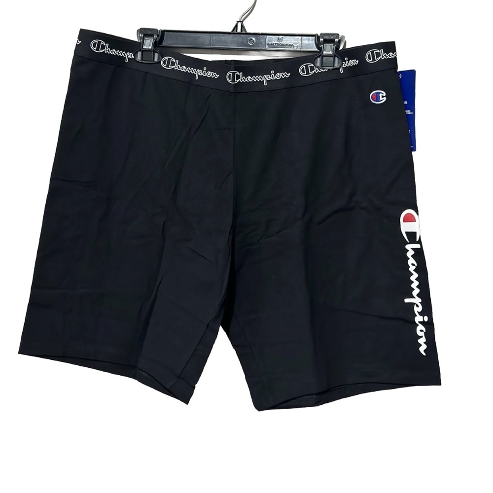 NEW Champion Bike Shorts Athletic Double Dry Black Women’s Plus Size 3XL Workout